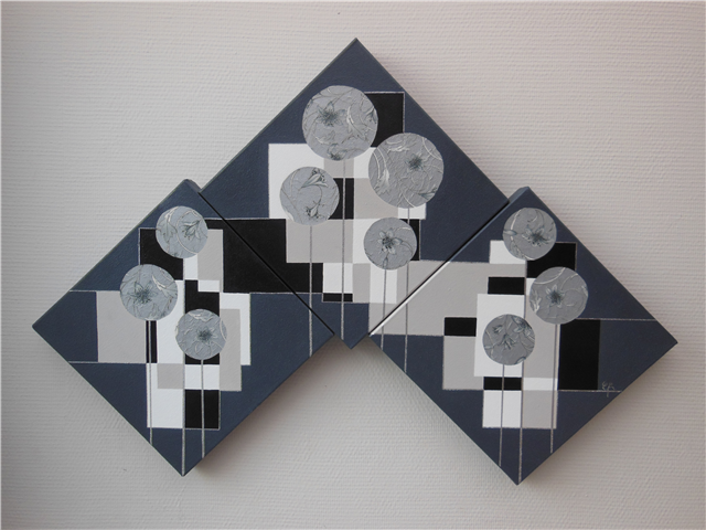 Triptyque fixe 3x30cm n°14